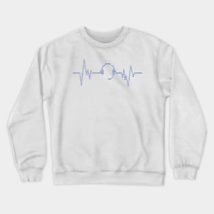 Dispatcher Heartbeat Chevron Crewneck Sweatshirt